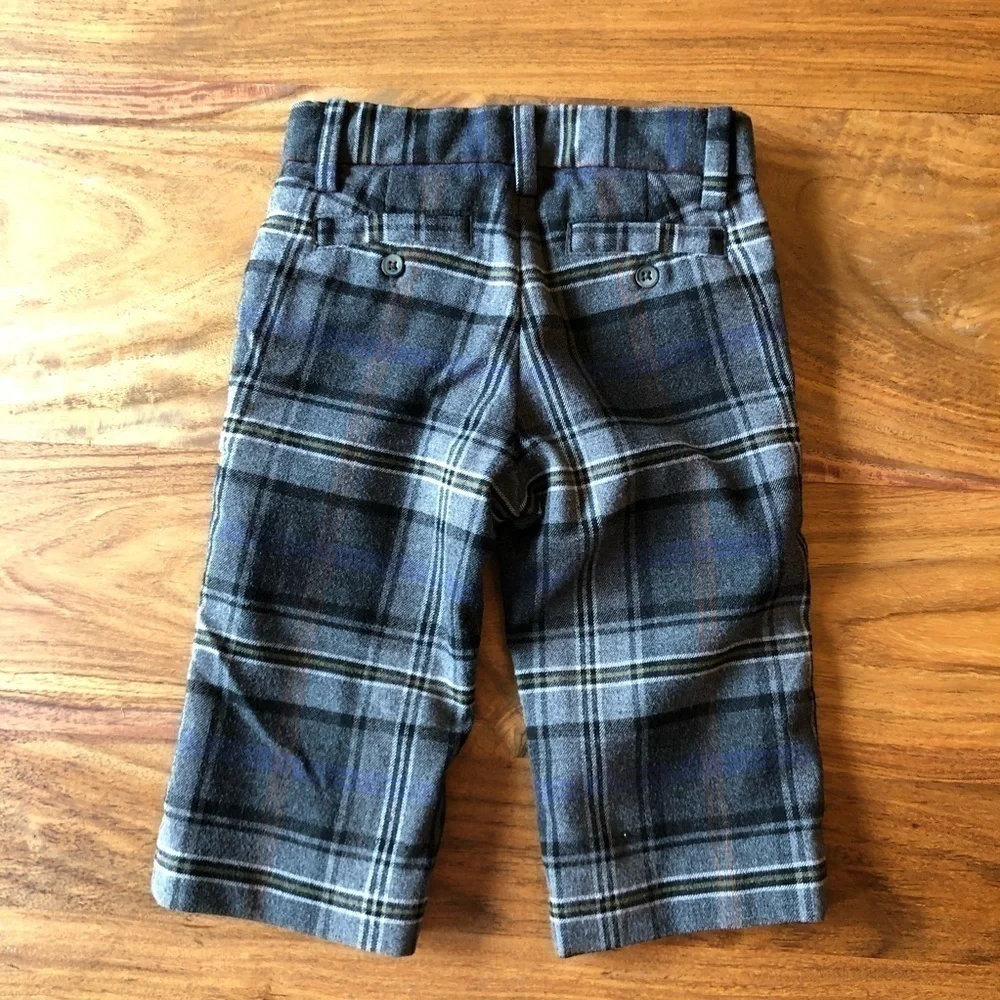 Janie and Jack Plaid Pants